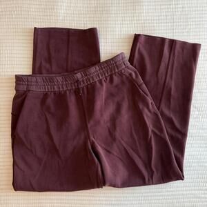Pre-Owned Lululemon Softstreme High-Rise Pant Red Merlot Size 10